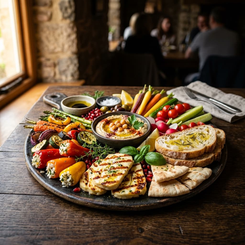 Vegetarian platter